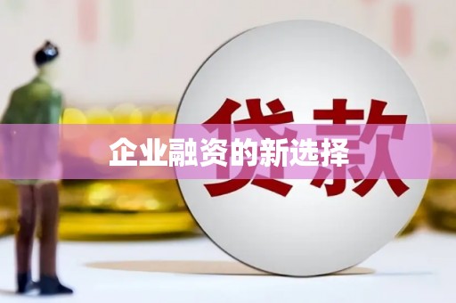 城西企业融资的新选择
