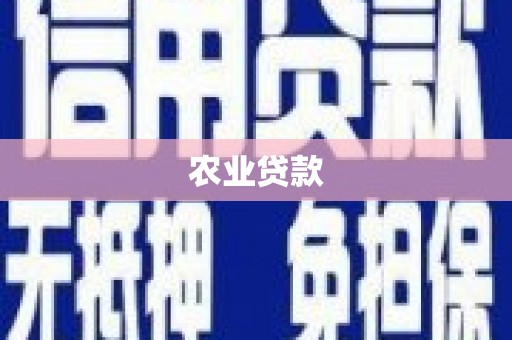 城西农业贷款