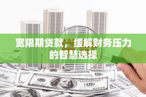 城西宽限期贷款，缓解财务压力的智慧选择