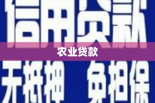 城西农业贷款