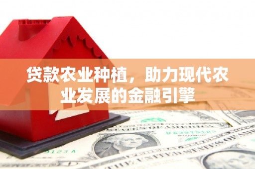 城西贷款农业种植，助力现代农业发展的金融引擎