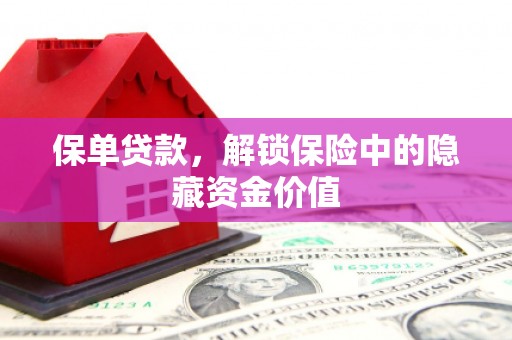 城西保单贷款，解锁保险中的隐藏资金价值