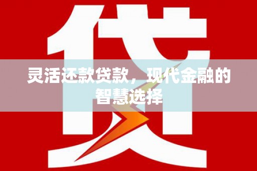 城西灵活还款贷款，现代金融的智慧选择