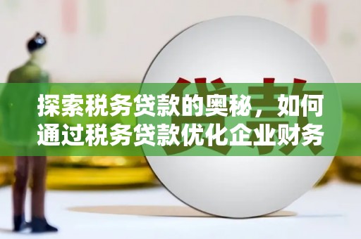 城西探索税务贷款的奥秘，如何通过税务贷款优化企业财务
