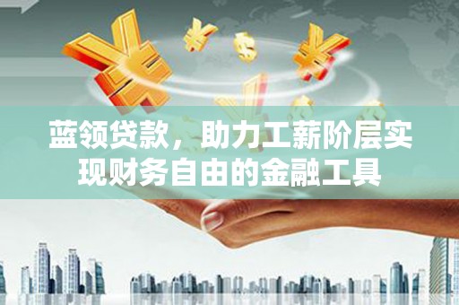 城西蓝领贷款，助力工薪阶层实现财务自由的金融工具