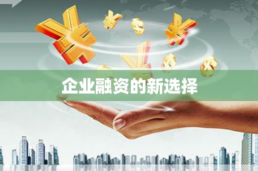 城西企业融资的新选择