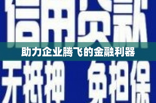 城西助力企业腾飞的金融利器
