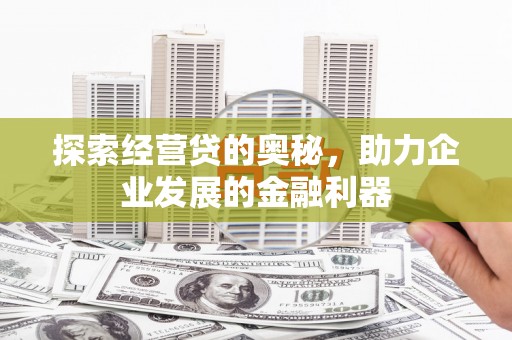 城西探索经营贷的奥秘，助力企业发展的金融利器