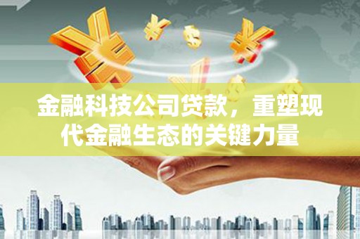 城西金融科技公司贷款，重塑现代金融生态的关键力量