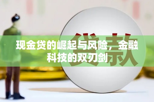城西现金贷的崛起与风险，金融科技的双刃剑