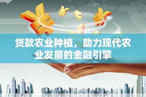 城西贷款农业种植，助力现代农业发展的金融引擎