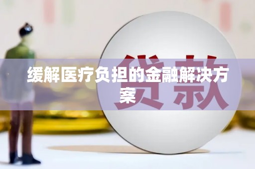 城西缓解医疗负担的金融解决方案