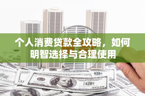 城西个人消费贷款全攻略，如何明智选择与合理使用