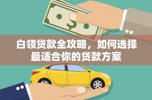 城西白领贷款全攻略，如何选择最适合你的贷款方案