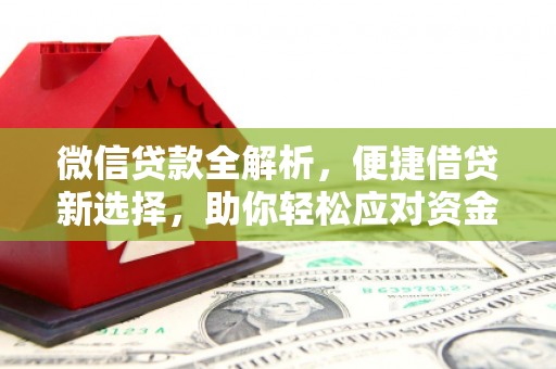 城西微信贷款全解析，便捷借贷新选择，助你轻松应对资金需求